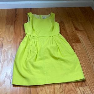 Neon Yellow JCrew Dress